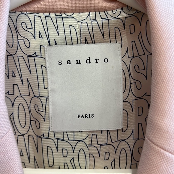 SANDRO - Size S - Pink Blazer - Picture 5 of 6
